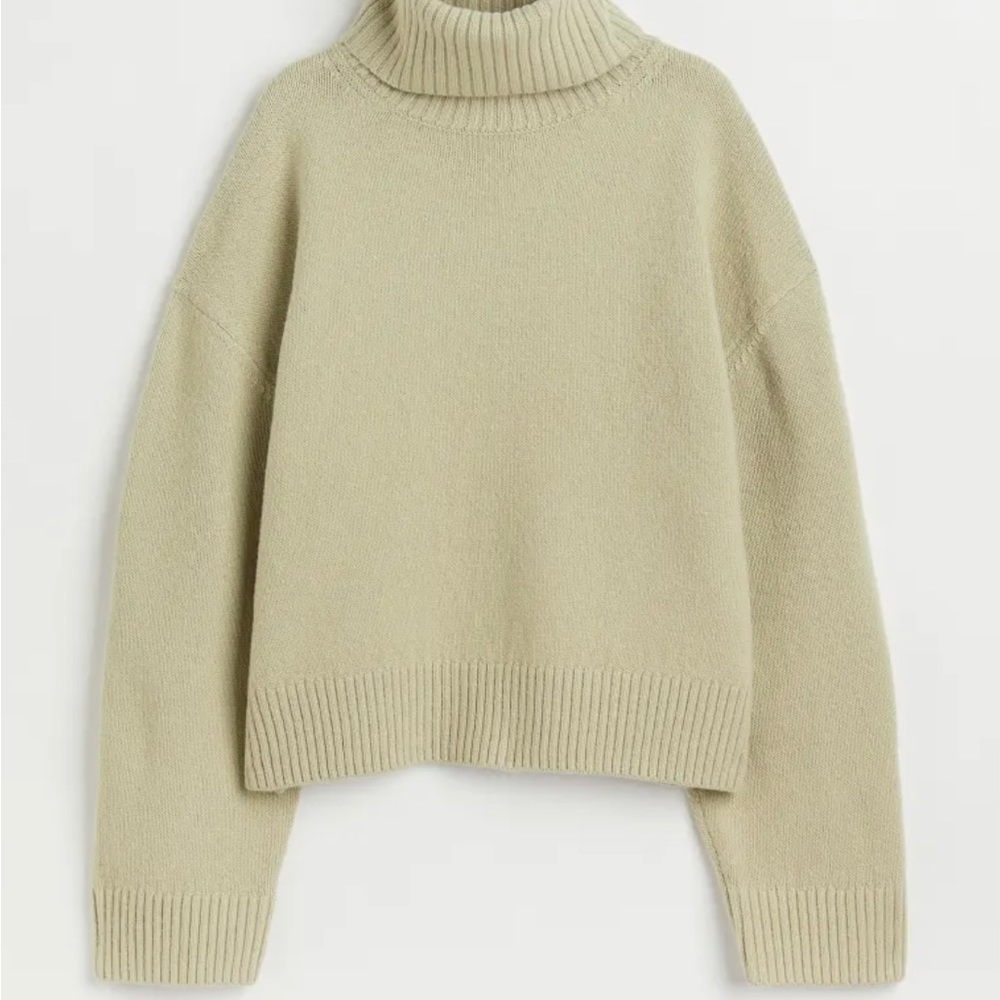 H&M Oversized Sweater Set - Turtleneck and Skirt